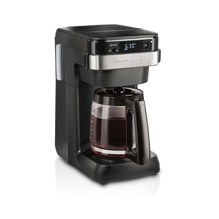 Hamilton Beach 12-Cup Programmable Easy Access Coffee Maker & Review