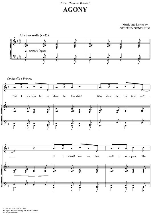 58 best sheet music images on pinterest sheet music music notes agony reprise sheet music