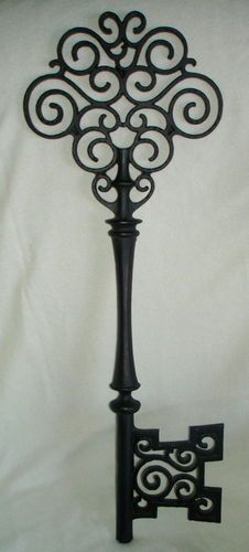 25 Best Keys Images On Pinterest Antique Skeleton And Large Ton Black Metal Scrolled Skeleton Key Wall Hanging Beautiful