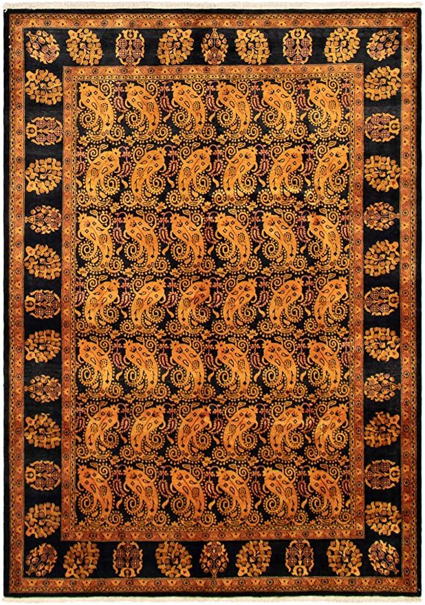 Red Area Rug eCarpet Gallery 6'4 x 8'8 286611 Bordered Red Area Rug eCarpet Gallery 6'4 x 8'8 286611 Bordered