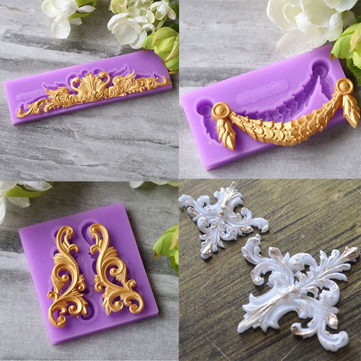 Relief Flower Silicone Fondant Mold Cake Border Decoration Sugar Paste Mould S Relief Flower Silicone Fondant Mold Cake Border Decoration Sugar Paste Mould S