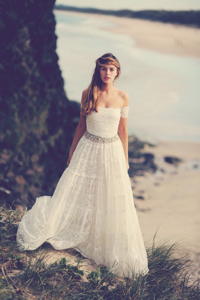 Gorgeous Lace Wedding Dress Strapless Off The Shoulder 1 050 00 Gorgeous Lace Wedding Dress Strapless Off The Shoulder 1 050 00 Via Etsy I Do Pinterest Dresses And Boho