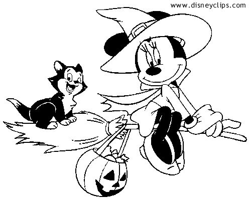 Free Disney Halloween Coloring Sheets