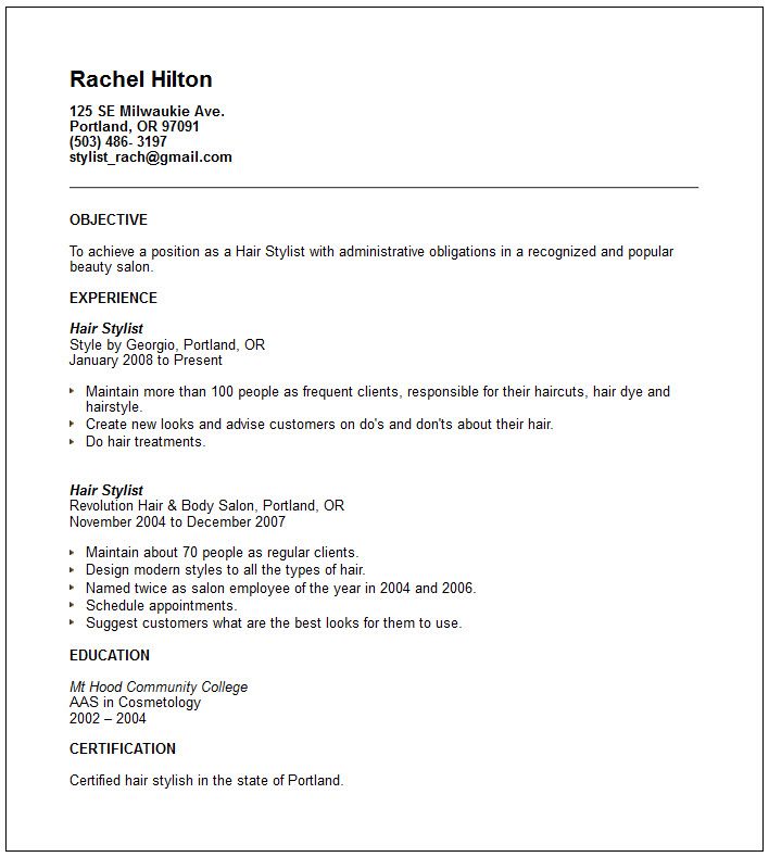 professional academic resumes