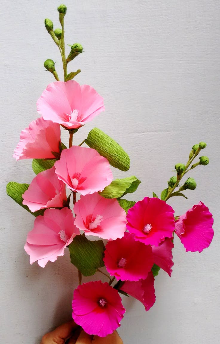 340 best flowers foliage crafted images on pinterest crepe how to make a easy paper flower