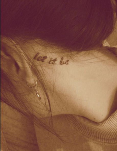 the 25 best let it be tattoo ideas on pinterest foot quote the 25 best let it be tattoo ideas on pinterest foot quote