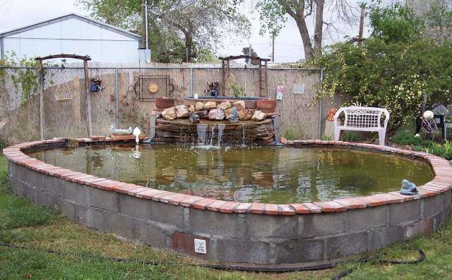 Build Beautiful Above Ground Pond With Simple Design 20 1 Patio Ponds Backyard Build Beautiful Above Ground Pond With, How To Build An Above Ground Garden Pond