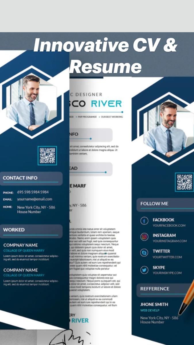 Innovative CV amp Resume Best resume - 7d6d8db38e2aa4f8b9889d7f1459ec88