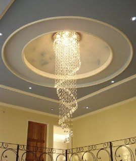 Gypsum Ceiling With Dome At Center Gypsum Ceiling With Dome At Center