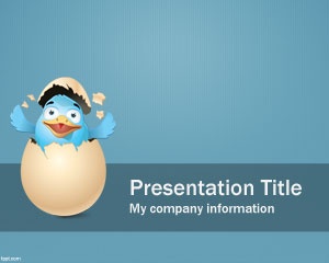 twitter background powerpoint is a free social networking powerpoint