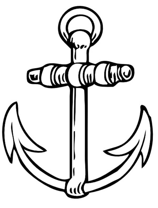 Anchor Tattoo Coloring Pages Bulk Color Anchor clip art Anchor