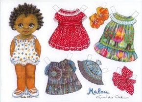 this paper doll was printed on cardstock and we made a stand to go with her the flowers needed an extra tab to stay just right