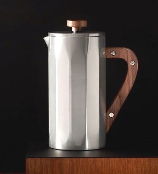 Starbucks Stainless Steel Coffee Press/Walnut Handle/8-cup/32fl oz/1L