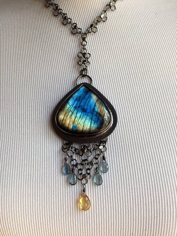 Fiery Labradorite Necklace
