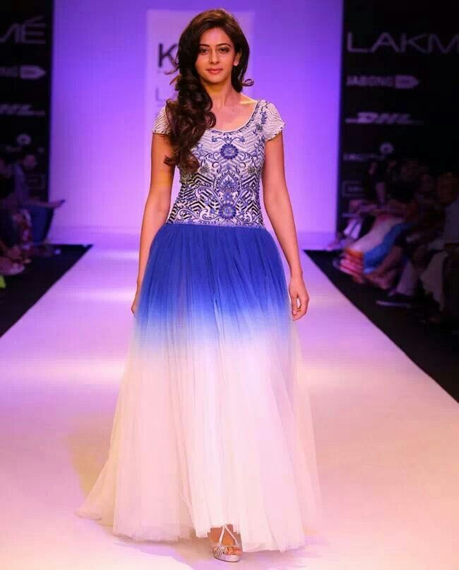 Blue and white Long white dress, Dresses, Long dress