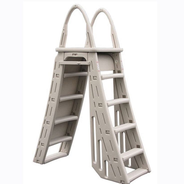 pool ladder with roll guard