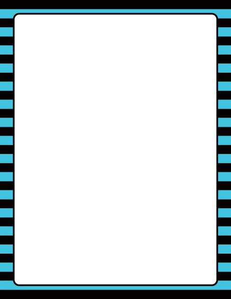 printable blue and black striped border use the border in free page border templates for microsoft word