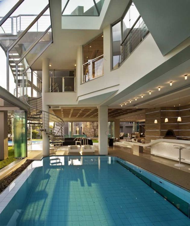luxury house with stone walls and almost entirely made of glass - Big Houses With Pools Inside The House luxury house with stone walls and almost entirely made of glass - Big Houses With Pools Inside The House