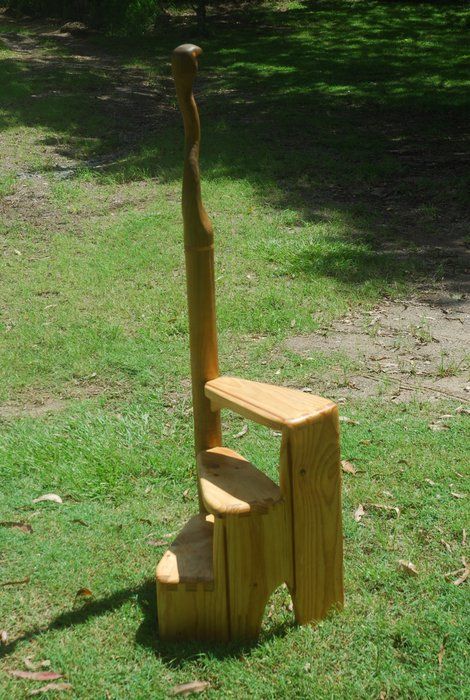 Spiral Library Step-ladder - by wyeth @ LumberJocks com