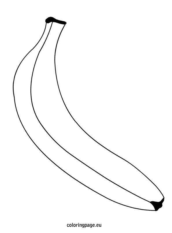 banana coloring