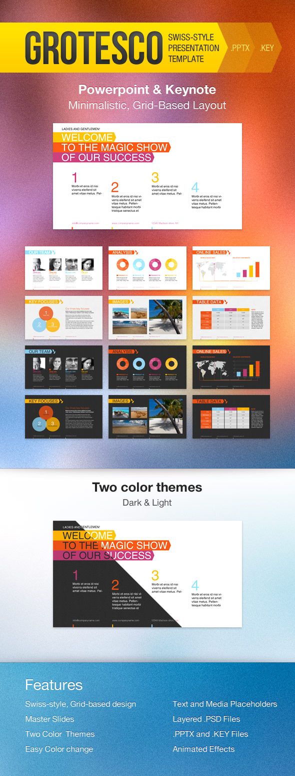 business presentation sample