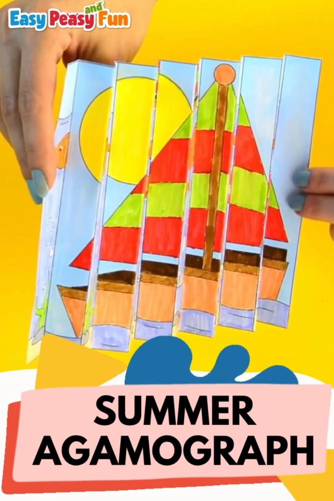 Summer Agamograph Template in 2024 Summer crafts for kids Agamograph Summer Agamograph Template in 2024 Summer crafts for kids Agamograph