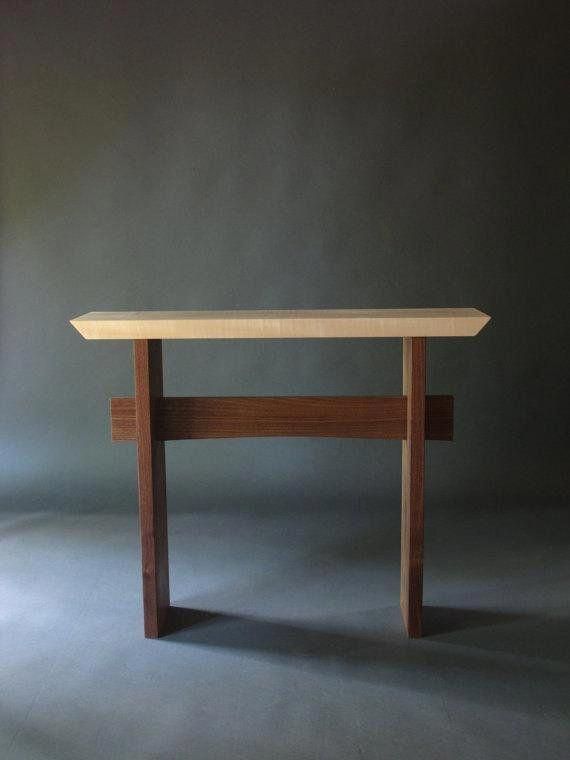 Hall Console Narrow Entry Table Small Hallway Tables Side Hall Console Narrow Entry Table Small Hallway Tables Side Handmade Wood Furniture Hallwayideas