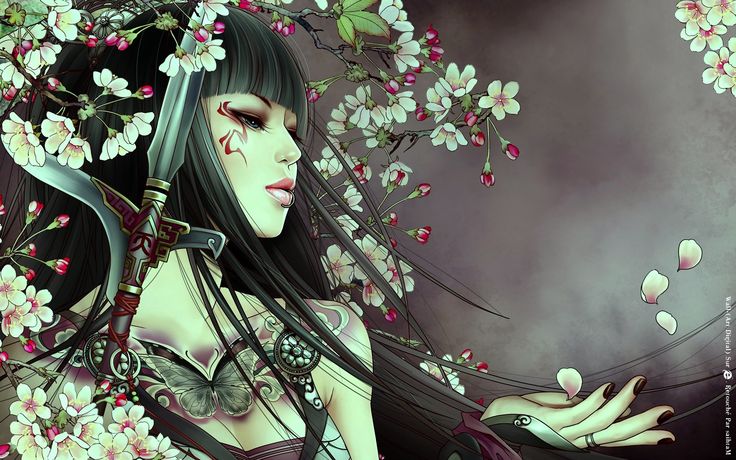 Anime woman wallpaper