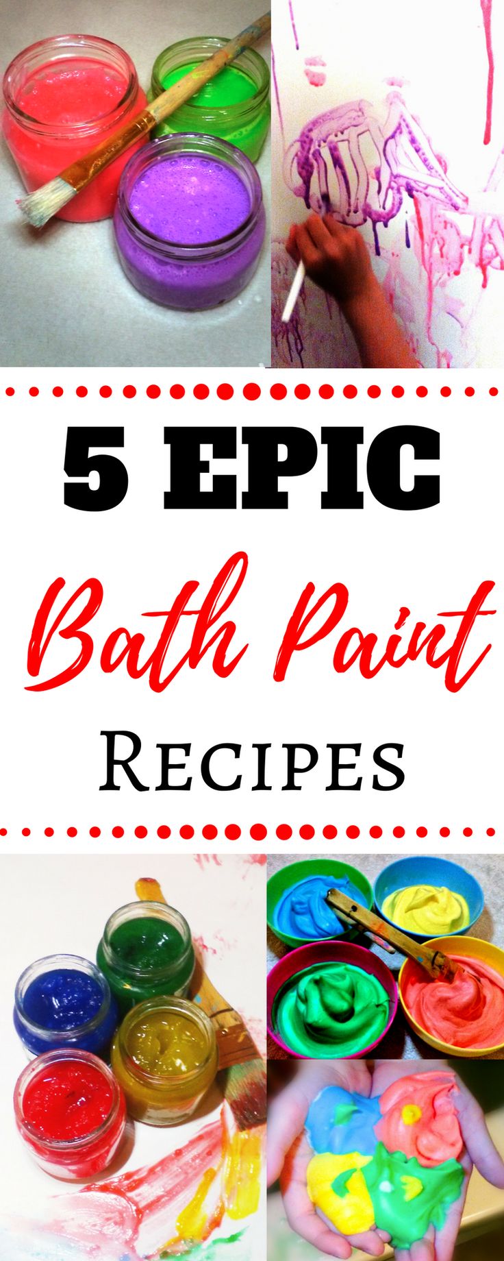 DIY Homemade Bath Paint Recipes Without Cornstartch Shaving Cream And MORE DIY Homemade Bath Paint Recipes Without Cornstartch Shaving Cream And MORE