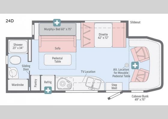 New Winnebago Navion 24d Motor Home Class C Diesel For Sale