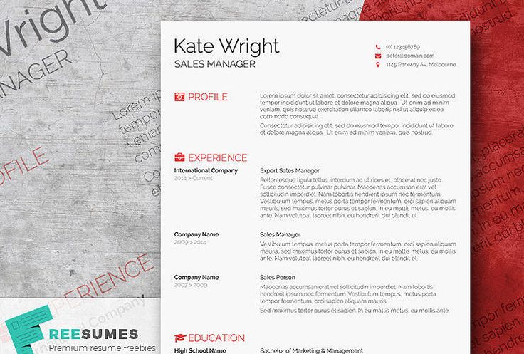 Free Resume Template by Hloom Design Pinterest Free resume - free australian resume template Free Resume Template by Hloom Design Pinterest Free resume - free australian resume template