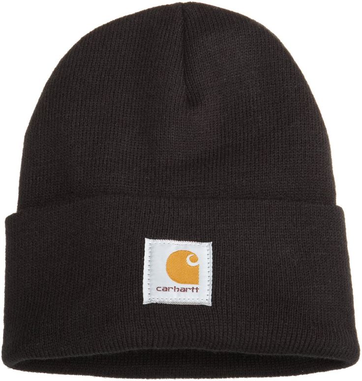 Carhartt Men's Acrylic Watch Hat A18, Black, One Size | Carhartt