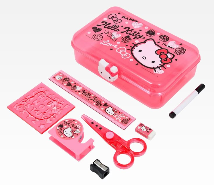 57 Best Back To School Time Images On Pinterest Sanrio Hello Hello Kitty School Supply Set Squiggle In Home Office Stationery At Sanrio