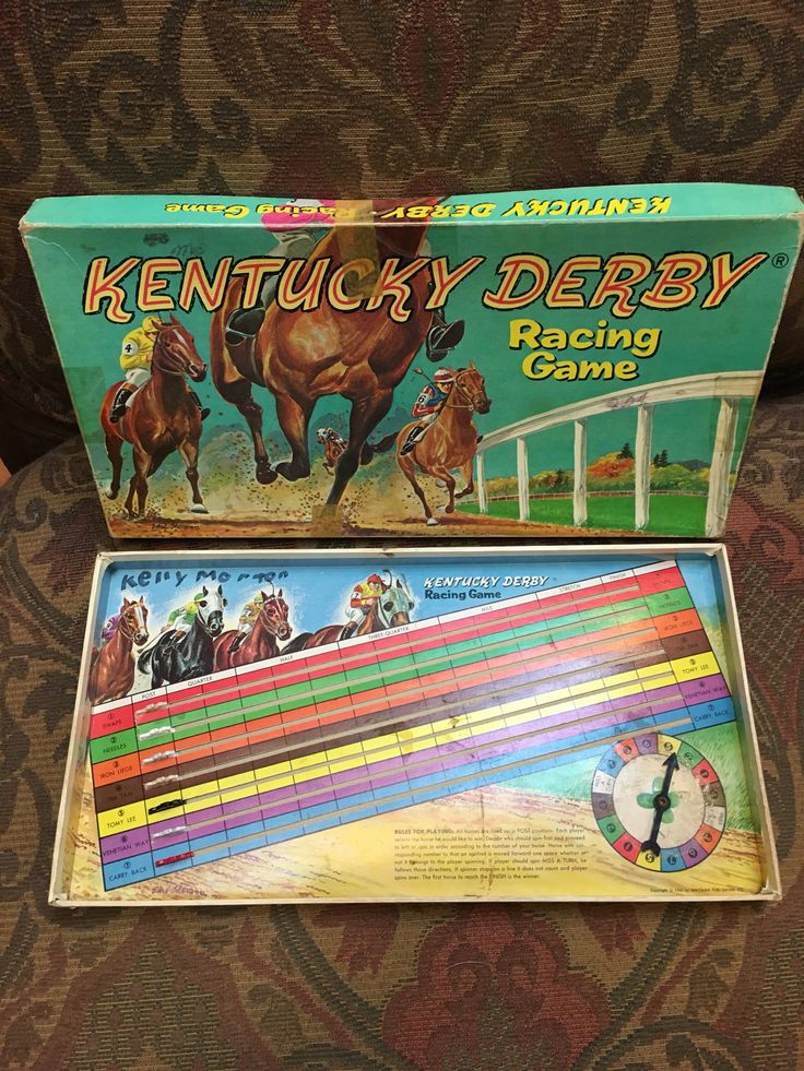 Kentucky Derby Board Game Whitman 1961 | Etsy | Kentucky derby, Board ...