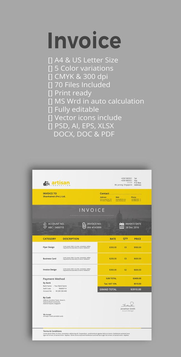 88 best Invoice \ Proposal Design images on Pinterest Invoice - indesign invoice template 88 best Invoice \ Proposal Design images on Pinterest Invoice - indesign invoice template