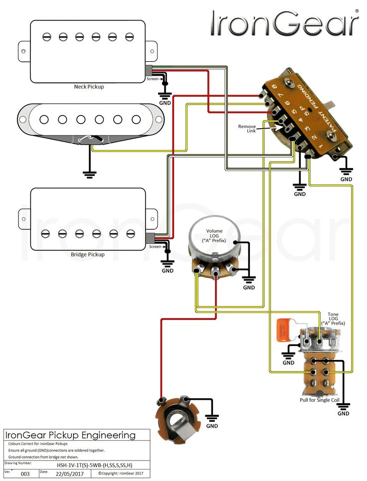 New Guitar Wiring Diagram Single Pickup Diagram