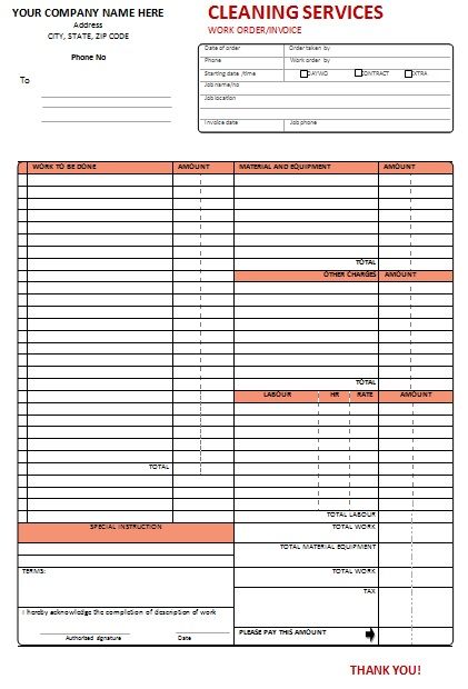 22 best Free Cleaning Invoice Templates images on Pinterest - sample invoice format 22 best Free Cleaning Invoice Templates images on Pinterest - sample invoice format