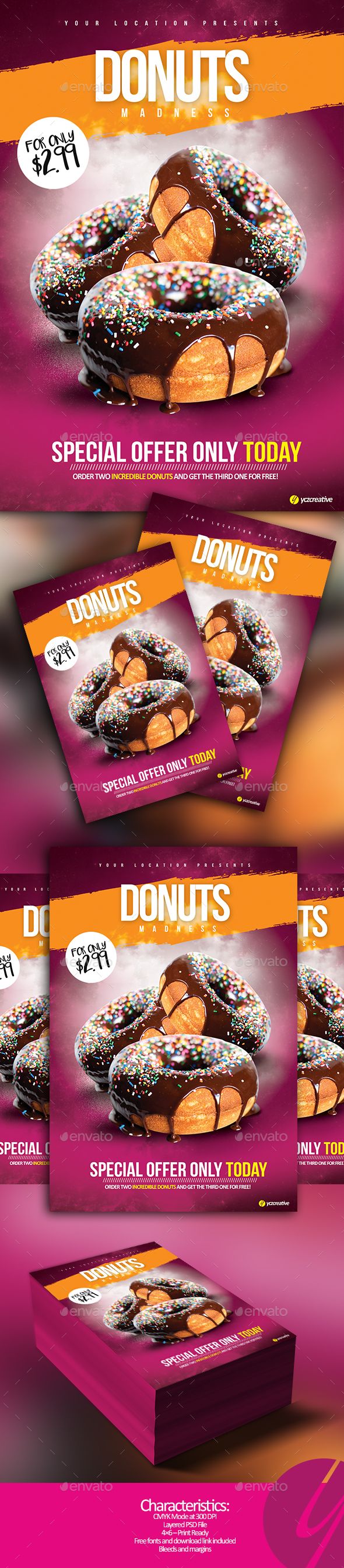 14 best food menu flyers images on pinterest flyer design flyer special offer flyer design