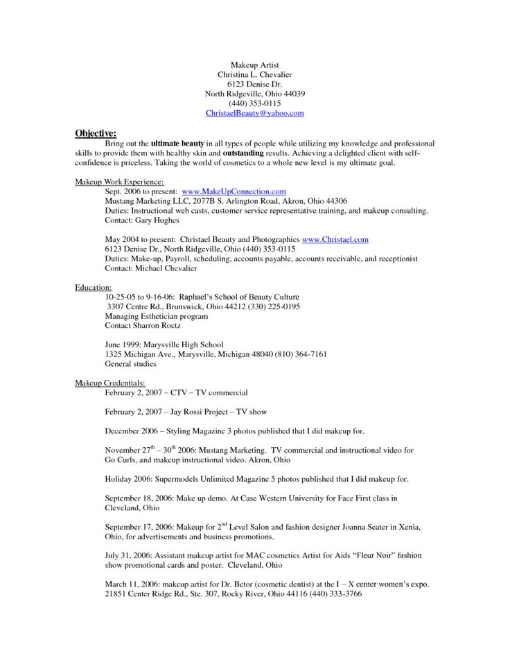 graphics production artist resume