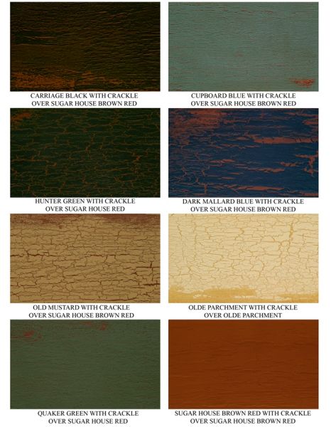 Crackle Paint Color Combinations Crackle Paint Color Combinations