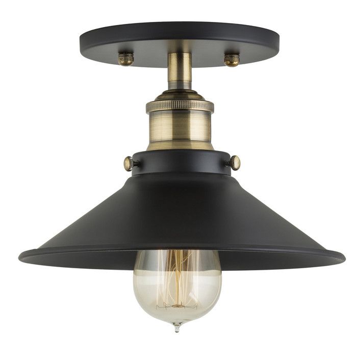 171 Best Lighting Images On Home Linea Di Liara Andante 1 Light Semi Flush Mount You Ll Love Wayfair Brass Ceiling