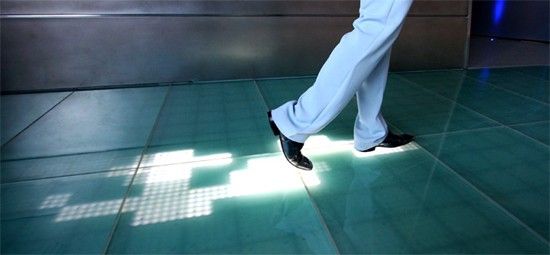 video: sensacell's interactive floor shows trail of led footprints video: sensacell's interactive floor shows trail of led footprints