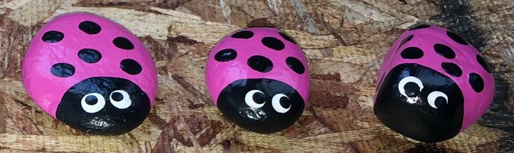 Hand Painted Ladybug Rocks Hand Painted Ladybug Rocks