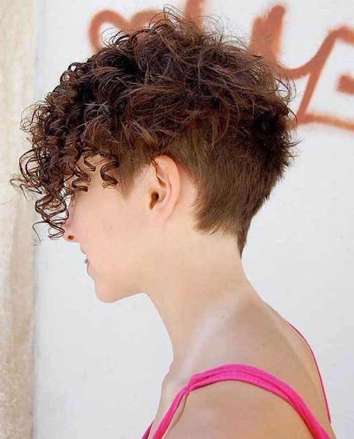 Shorts shaved makeout curly