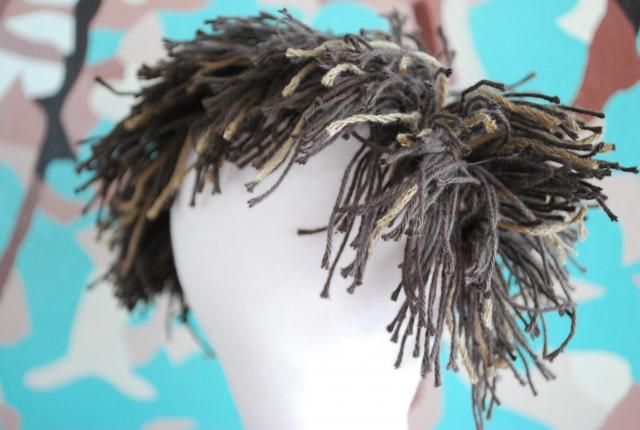How to make dolls hair: three versions including this boy's style by Tantehilde...