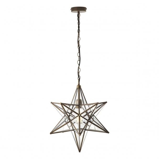 This Glass Star Shaped Pendant Has An Antique Brass Finish And Is Lovingly Hand Made In India Featuring A Lighting Light Ceiling - Large Star Pendant Uk This Glass Star Shaped Pendant Has An Antique Brass Finish And Is Lovingly Hand Made In India Featuring A Lighting Light Ceiling - Large Star Pendant Uk