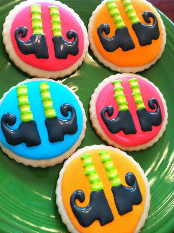 witch feet cookies by heidissweetshoppe on etsy halloween cookies decoratedhalloween sugar