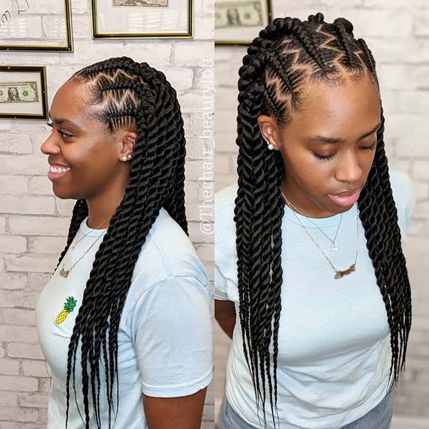 Nara Hair Braiding On Instagram Tribal Braids Africanside In 2020 African Hair Braiding Styles Lemonade Braids Hairstyles Hair Styles