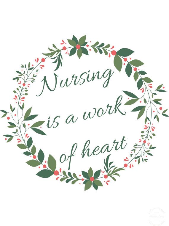 nurse wall art nursing is a work of heart nurse quotes