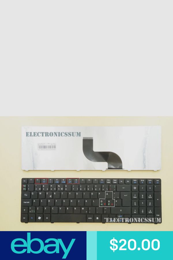 Norwegian Nordic Keyboard for Acer Aspire 7741 7750 7750G 7750Z 7741G 5742 5742G